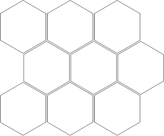 10x10 cm Hexa