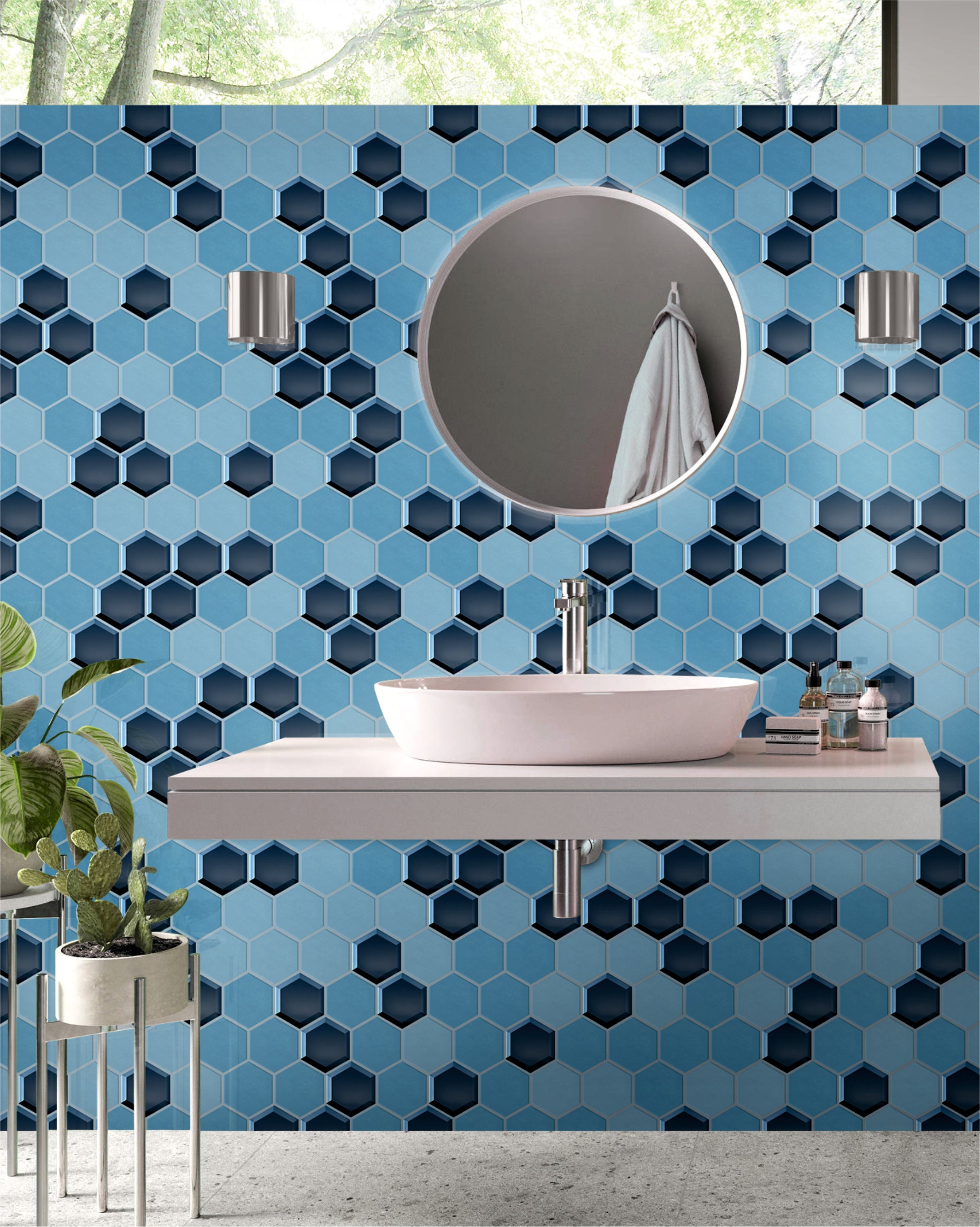 10x10 cm Hexa Metro-image