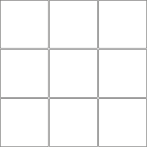 10x10 cm Aligned