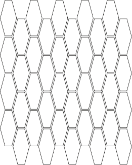 7.5 cm Long Hexa